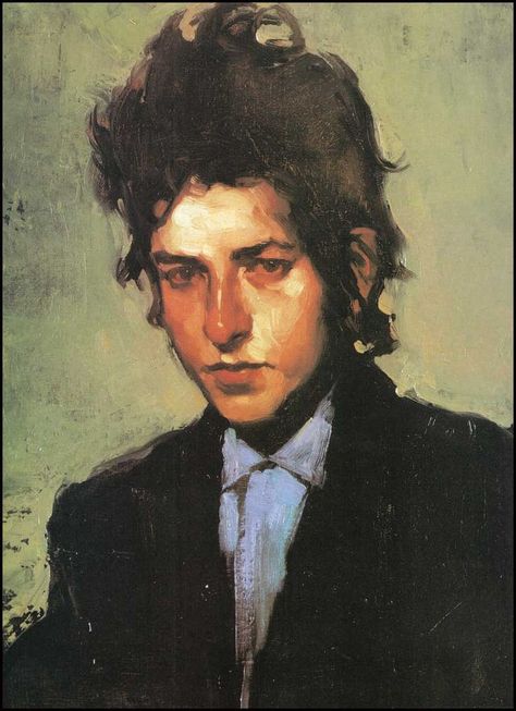 malcolm t. liepke. portrait of bob dylan. Malcolm T Liepke, Malcolm Liepke, John Singer Sargent, Edgar Degas, Arte Inspo, Drawing Tutorials, Bob Dylan, Painting Illustration, Figure Painting