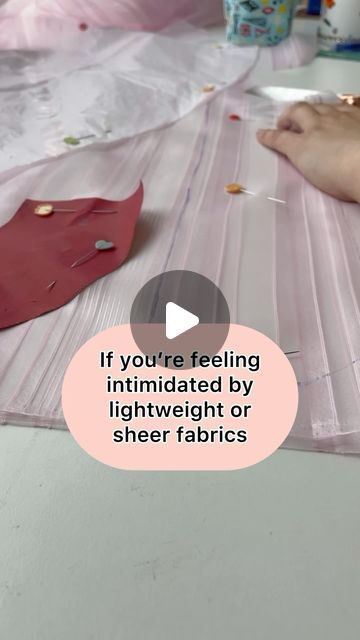 Olga | Crafty Olga on Instagram: "Here are some tips for lightweight fabrics:

1️⃣ use as many pins as you need

2️⃣ change your needle 

3️⃣ go slow and pivot

4️⃣ be careful when backstitching

5️⃣ use the right temp on your iron

6️⃣ choose your marking tools wisely

7️⃣ be careful with the seam ripper

8️⃣ plan seam finishing wisely

9️⃣ have fun! 

And as always you can watch the full tutorial/sew along on youtube on friday at 4pm WEST - youtube.com/@CraftyOlga 💕

Fabric is vintage striped organza
Sewn on @pfaffsewing @pfaffuk 
Seam ripper from @prym.consumer 
Iron is @rowentapt 
Needles from @schmetzneedles 

#stepbysteptutorial #sewingtutorial #memade #memadeeveryday #sewingtips #sewingvideo #seamstresslife #sewingprep #sewinghack #sustainablesewing #springsewing #howtosew #sewalon Spring Sewing, Seam Ripper, Marking Tools, Always You, Sewing Hacks, Sewing Tutorials, Have Fun, You Changed, Sewing