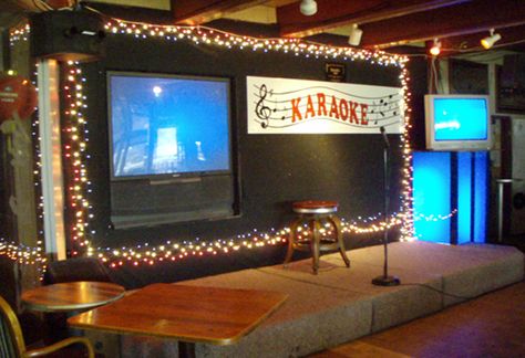 Karaoke Stage Karaoke Set Up, Filipino Karaoke, Office Morale, Birthday Tune, Karaoke Stage, Music Stage, Albert Hammond, Happy Nation, Comedy Song