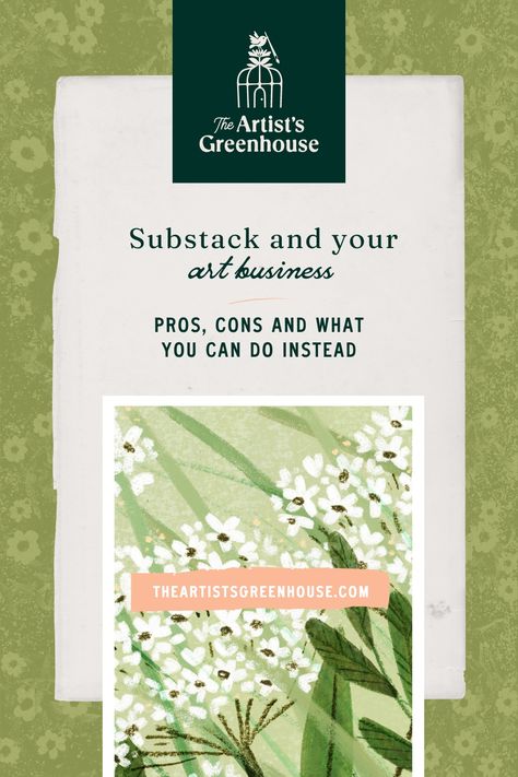 Every day you see another artist starting a Substack newsletter. You probably wonder if you should also get going on Substack. Well, artist, I’ve got thoughts. If Substack is one of those things that makes growing your audience feel easy, then sure, go for it. But I don’t think Substack is the best choice for most artists. In this post, I dig into what to do instead of Substack, and also how it could work for artists. Substack Ideas, Artist Newsletter, Substack Newsletter, Blog Newsletter, Painting Courses, You Deserve Better, Writing Blog Posts, Fancy Dinner, Creating A Business