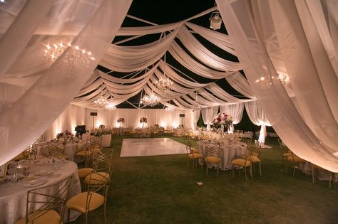 Open Tent at Night | Photography: Victor Sizemore Photography. Read More:  http://www.insideweddings.com/biz/thomas-bui-lifestyle-san-diego/8819/ Quince Rancho Theme, Outdoor Quinceanera Ideas, Outdoor Quinceanera, Quinceanera Venue, Charro Wedding, Quince Planning, Quince Decor, Sweet 15 Party Ideas, Quince Themes