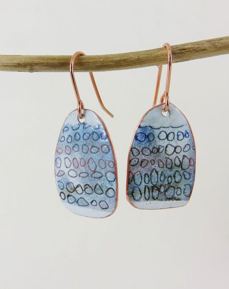 enamel jewellery, Enamel Jewelry, handmade Jewelry, 830 degrees, Justine Nettleton, enamel earrings, Torch Fired Enamel Jewelry, Hand Forged Jewelry, Enameling Jewelry, Torch Fired Enamel, Unique Dangle Earrings, Meet The Maker, Enamel Jewellery, Ceramic Jewellery, Dangle Earrings Silver