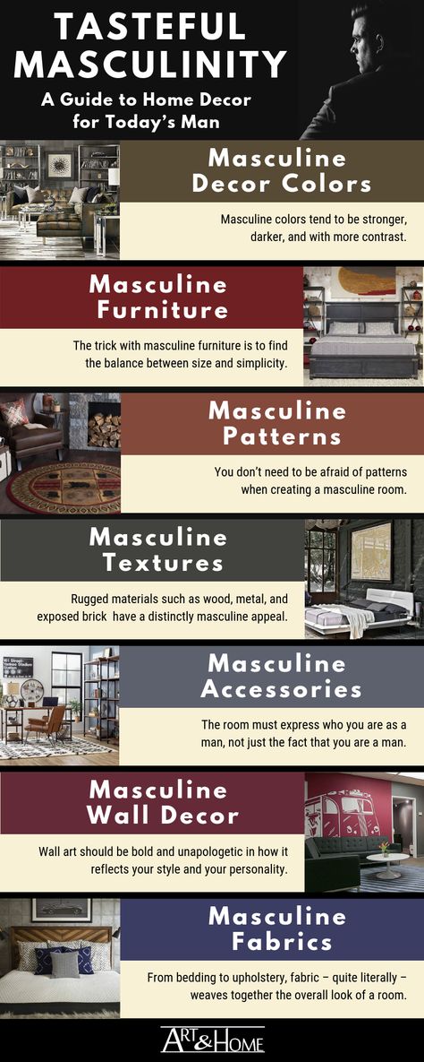 Dark Masculine Aesthetic Room, Bedroom Decor Man, Masculine Contemporary Bedroom, Bright Masculine Living Room, Single Male Home Decor, Mens Bedroom Ideas Masculine Interior Bachelor Pads, Masculine Wall Colors, Living Room For Men Masculine Interior, Living Room Design For Men