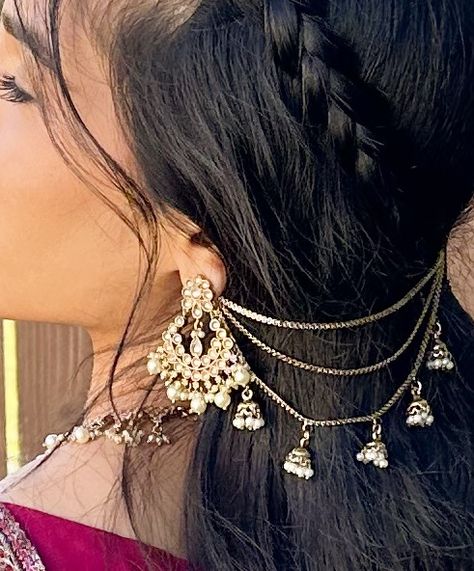 desi hair jewelry Desi Hair, Desi Love, Indian Accessories, Desi Fashion Casual, Asian Jewelry, Desi Clothes, Indian Jewelry Sets, Pakistani Jewelry, Indian Aesthetic