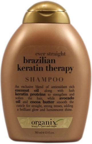 Organix Ever Straight - Brazilian Keratin Therapy Shampoo -- 13 fl oz Benefits Of Avocado Oil, Oil On Skin, Brazilian Keratin Therapy, Benefits Of Avocado, Avocado Beauty, Beauty Diy Skincare, Avocado Face Mask, Avocado Hair, Brazilian Keratin