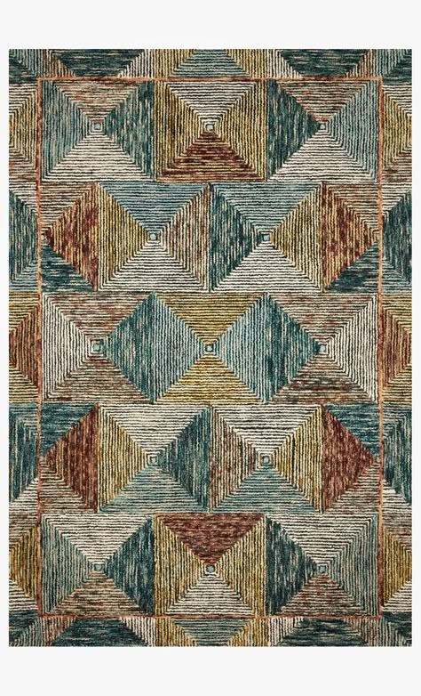 Alexandra Gater, Hooked Wool, Loloi Rugs, Artisan Rugs, Rug Direct, Geometric Area Rug, Burke Decor, Contemporary Area Rugs, Rug Store