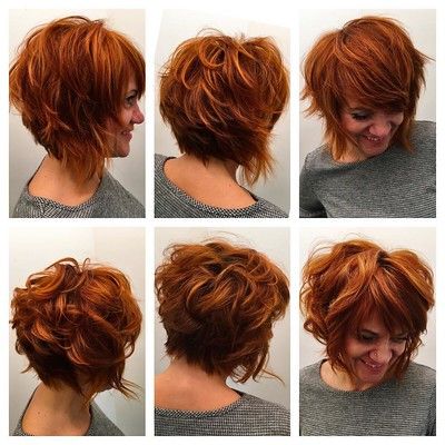 Stacked Angled Bob, Latest Hairstyles For Men, Blow Dry Hair Straight, Latest Bob Hairstyles, Kort Bob, Angled Bob, Short Wavy Hair, Penteado Cabelo Curto, Copper Red