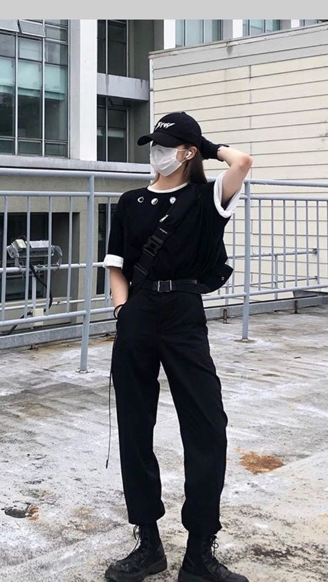 Pakaian Tomboy Korea Swag, Korean Tomboy Aesthetic, Korean Tomboy Outfits, Korean Tomboy, Style Outfits Winter, Tomboy Outfits Swag, Boyish Outfits, Outfit Korean Style, Estilo Swag