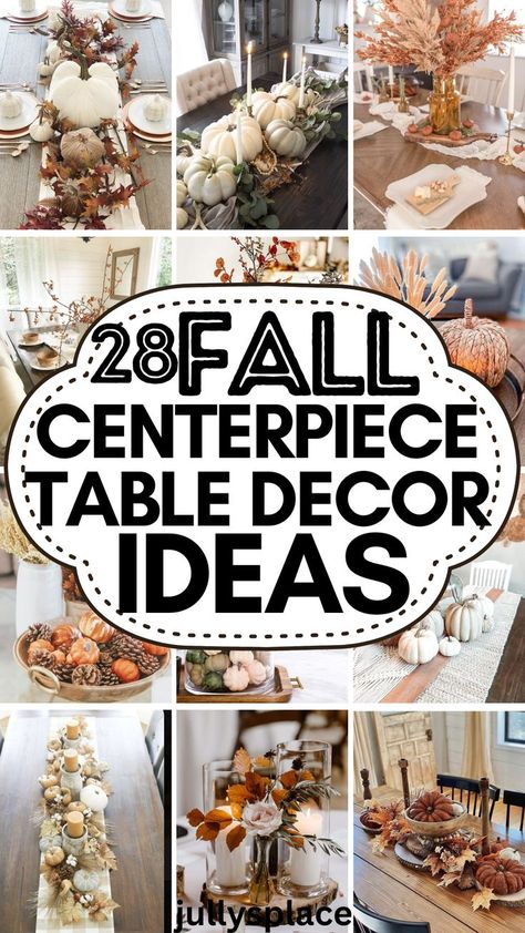 fall centerpiece decor, fall centerpieces,  fall table decor, fall tablescapes, fall decor ideas