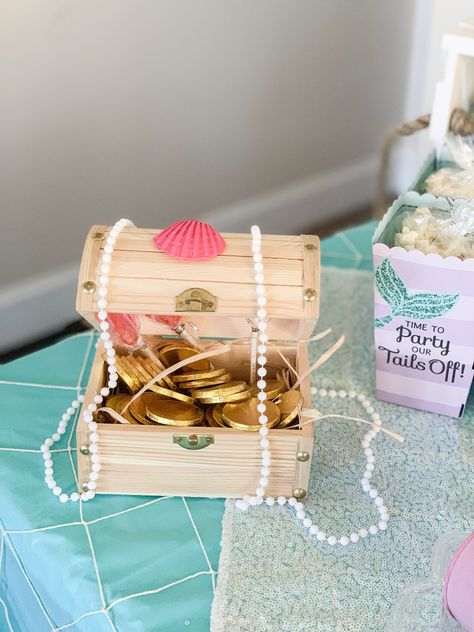 Backyard Mermaid Party, Ariel Party Ideas, Mermaid Party Centerpiece, Mermaid Dessert Table, Mermaid Party Games, Ocean Birthday Party, Mermaid Birthday Party Decorations, Mermaid Theme Birthday Party, Ocean Birthday