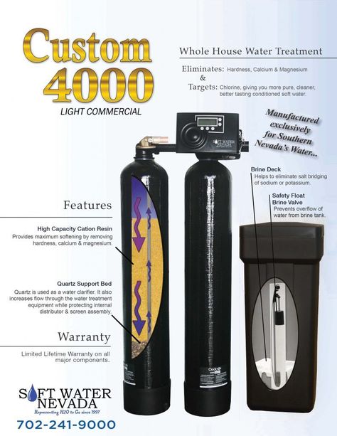 Best Soft Water Conditioner in Las Vegas. Custom 3000 or Custom 4000m your choice - by Soft Water Nevada. Serving Las Vegas since 1997. Specializing in Water Softening Equipment solely for Las Vegas' hard Water problems. https://softwaternevada.com/water-conditioner-systems/ Water Testing, Best Water Filter, Water Purification System, Reverse Osmosis System, Henderson Nv, Water Filtration System, Water Softener, Soft Water, Reverse Osmosis