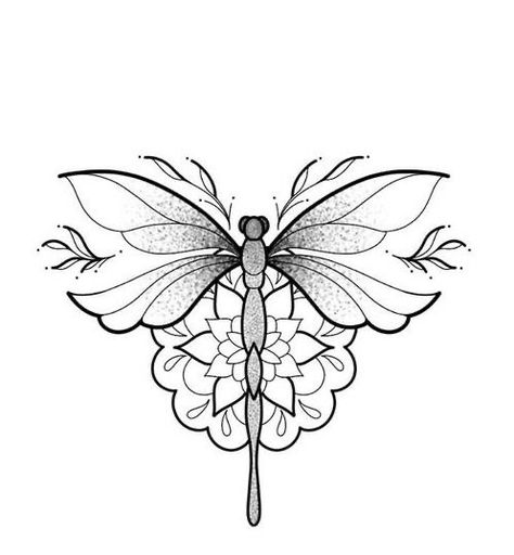 Dragonfly Throat Tattoo, Ladies Tattoo, Dragonfly Tattoo Design, Tattoo Dotwork, Stencil Outline, Throat Tattoo, Tattoo Stencil Outline, Dragonfly Tattoo, White Drawing