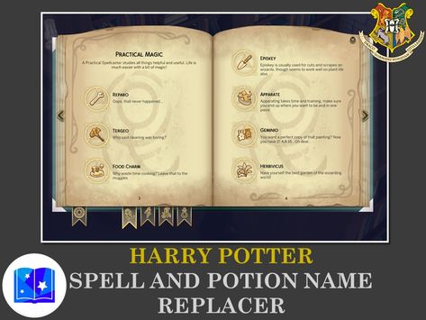 Mod The Sims - Harry Potter Spell and Potion Name Replacer Sims Harry Potter, Sims 4 Cc Mods, Harry Potter Spell Book, Sims Challenge, Sims 4 Challenges, Sims 4 Traits, Harry Potter Potions, Sims 4 Studio, Harry Potter Spells