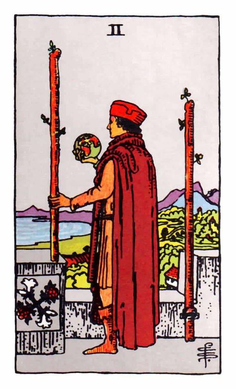 two of wands tarot card Two Of Wands, Wands Tarot, Tarot Significado, Daily Tarot Reading, Spiritual Reading, Rider Waite Tarot, Tarot Card Readers, Daily Tarot, Tarot Card Meanings