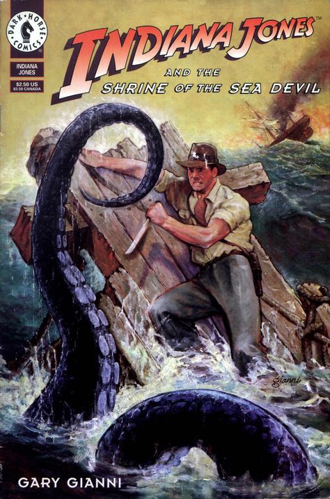 Indiana Jones Comic, Indiana Jones Books, Gary Gianni, Indiana Jones 2, Indiana Jones Adventure, Call Of Cthulhu Rpg, Dark Comics, Leagues Under The Sea, Childhood Books