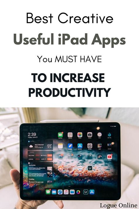 Best Useful and Creative iPad Apps You Must Have To Increase Productivity ��— Logue Online | For The Love Of Words | For Writers, By Writers Best Ipad Apps For Productivity, Ipad Pro Tips And Tricks, Ipad Apps Must Have Free, Apps Must Have Ipad, Ipad Apps Must Have, Best Apps For Ipad, Best Free Ipad Apps, Ipad Pro Tips, Ipad Pro Apps