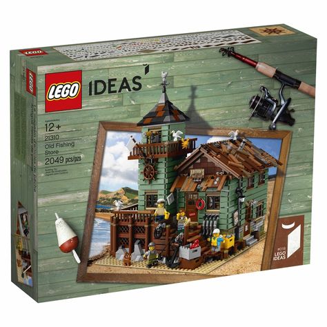 Ideas blog: 21310 Old Fishing Store details | Brickset: LEGO set guide and database Fishing Store, Lookout Tower, Lego Modular, Lego News, Lego Architecture, Buy Lego, Watch Tower, Fishing Theme, Construction Toys