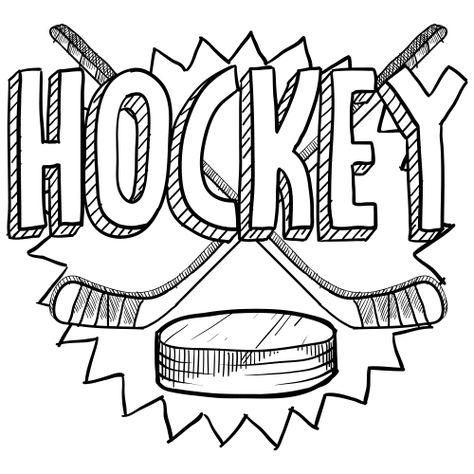 Have some fun with this hockey coloring page! #hockey #hockeyactivities… Hockey Drawing, Hockey Crafts, Hockey Birthday Parties, Sports Coloring Pages, Hockey Party, Hockey Tournaments, Hockey Birthday, Hockey Life, Hockey Girls