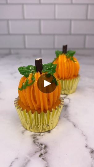 147K views · 2.6K reactions | Itty bitty pumpkins 🧡🎃🧡So tiny they are literally gone in one bite🎃 I made mini cupcakes and added a @maltesers_aus on top 🧡🎃 l used orange buttercream and piping tip 21 for the pumpkin.🎃 I used green buttercream and tips and 352 and 3 for the leaves and vines.🧡🧡 How cute #cupcake #minicakes #halloween #pumpkin #spookyszn #halloweenbaking #cakedbyrach #spookytreats | Caked By Rach | narpy · autumn coffee Cupcakes With Pumpkin Decorations, Buttercream Pumpkins, Pumpkin Shaped Cake, Green Buttercream, Orange Buttercream, Piping Tip, Cute Cupcake, Halloween Baking, Holiday Eating