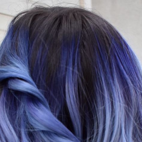 Periwinkle Highlights, Olaplex No 6, Periwinkle Hair, Olivia Garden, Hair Envy, Blow Dry, Hair Colors, Color Ideas, Dyed Hair