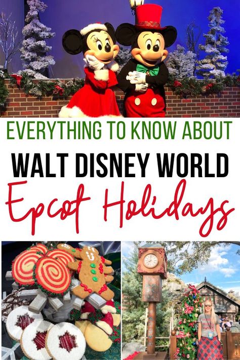 Epcot Christmas, Epcot Tips, Disneyland Holidays, Disney World Christmas, Very Merry Christmas Party, Food Activities, Disney Rides, Disney Vacation Planning, Disney Epcot