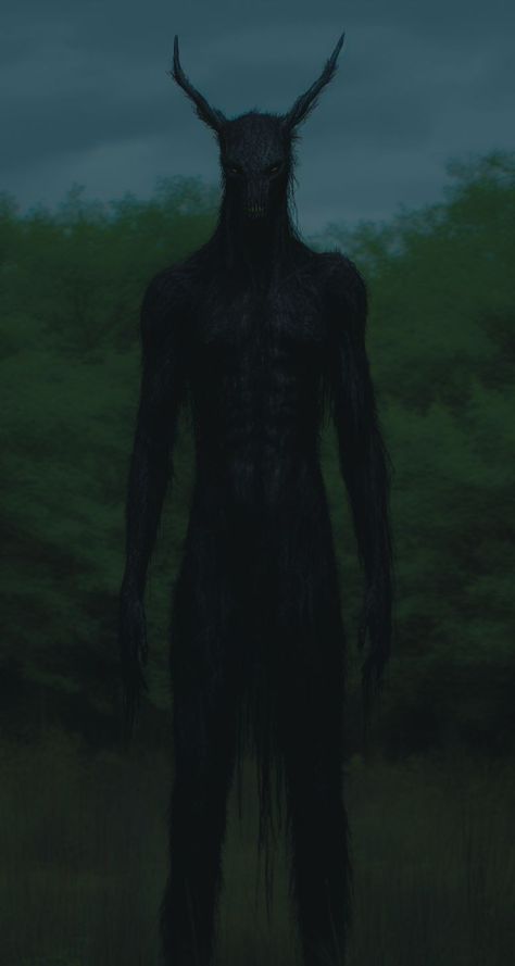 Creepy Humanoid Monsters, Cosmic Horror Landscape, Monstrous Nightmare Art, Slaughterhouse Aesthetic, Appalachian Cryptids, Skinwalker Aesthetic, Creepy Astethic, Biblical Creatures, Muscular Monster