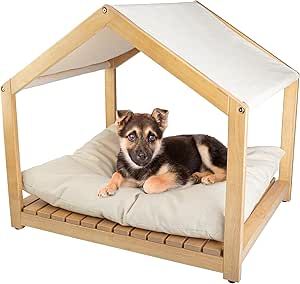 Dog Room Decor, Dog Couch Bed, Wood Dog House, Pet Tent, Indoor Dog House, Dog Tent, Medium Dog Bed, Elevated Dog Bed, Dog Couch