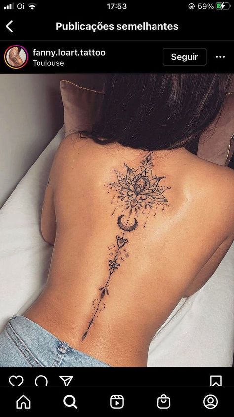 Mandela Tattoo, Rib Tattoos For Women, Female Tattoos, Spine Tattoos For Women, Dope Tattoos For Women, Classy Tattoos, Cute Tattoos For Women, Spine Tattoo, Back Tattoo Women