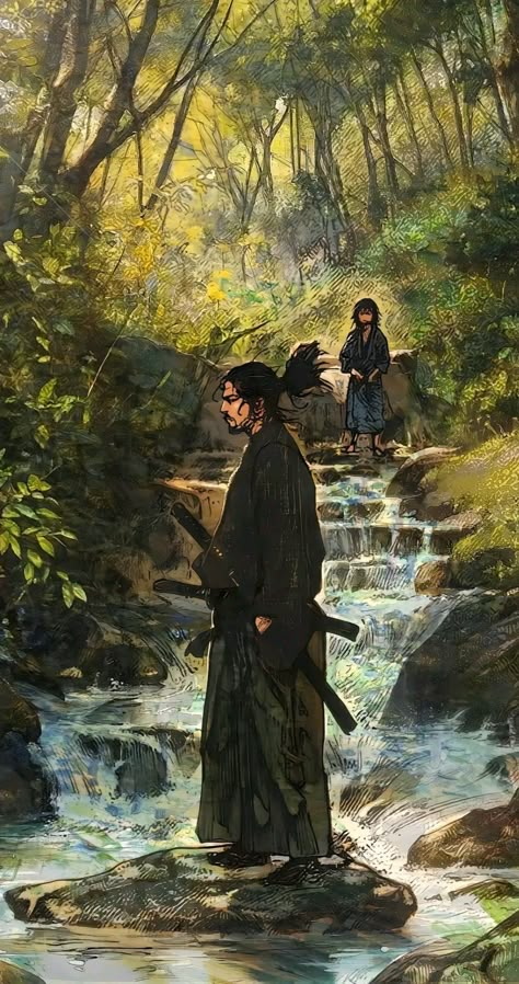 Vagabond Art, Berserk Vagabond, Miyamoto Musashi Art, I Have No Enemies, No Enemies, Musashi Miyamoto, Vagabond Manga, Takehiko Inoue, Samurai Wallpaper