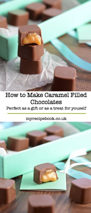 Caramel Filled Chocolates, Filled Chocolates, My Recipe Book, Choco Chocolate, Candy Truffles, Caramel Recipes, Chocolate Sweets, Homemade Candies, Candy Desserts