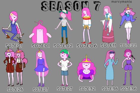 Bubbline Babes Bubblegum Outfits, Princess Bubblegum Outfits, Marceline Outfits, Adventure Time Style, Adventure Time Tattoo, Adventure Time Princesses, Marceline And Princess Bubblegum, Happy Show, Marceline And Bubblegum