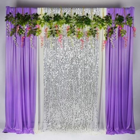 backdrop ideas backdrops for parties backdrop decorations backdrop backdrop design backdrop wedding backdrop tv backdrop curtain ideas backdrop curtains backdrop curtains draping backdrop curtain ideas birthday backdrop curtain ideas wedding Backdrop Flowers, Papa Birthday, Photography Fabric, Purple Party Decorations, Photo Studio Backdrop, Rapunzel Birthday Party, Backdrop Fabric, Silk Background, Tangled Birthday