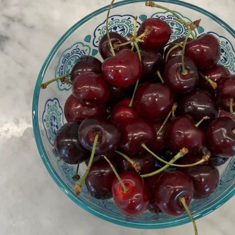 Summertime, grab a bowl of cherries #fruit #summer #summertime #cherry Cherries In A Bowl, Bowl Of Cherries Aesthetic, Fruit Bowl Aesthetic, Bone Apple Tea, Calm Life, Bowl Of Cherries, Art Homework, Italian Coast, Apple Tea