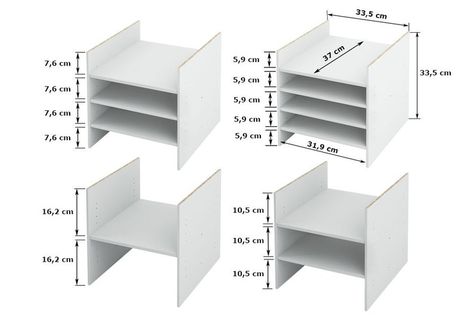 Kallax Shelf Insert, Cardboard Drawers, Ikea Kallax Shelf, Ikea Crafts, Shelf Insert, Kallax Shelf, Ikea Kallax, Ikea Shelves, Dream Craft Room