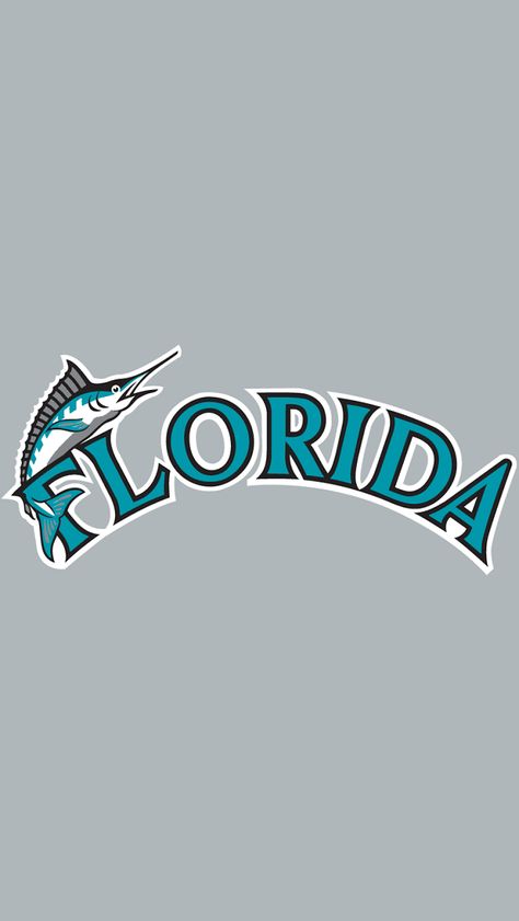 Florida Marlins 1993 Mlb Wallpaper, Florida Marlins, Mlb Logos, Nhl Jerseys, Miami Marlins, Sports Wallpapers, Sports Logo, Major League, Adidas Logo