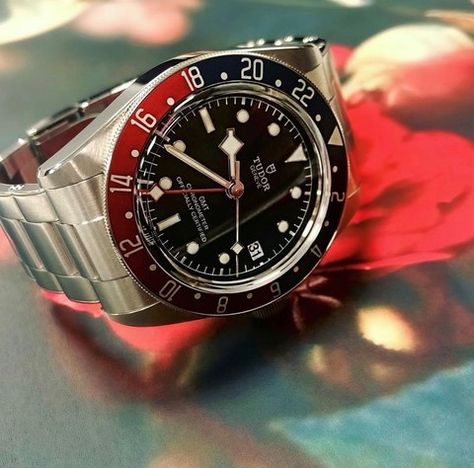 A rugged and versatile travel companion - the Tudor Black Bay GMT features a “Pepsi” bezel made famous by its big brother, Rolex. Tudor Black Bay Gmt, East Yorkshire, Tudor Black Bay, The Tudor, Travel Companion, Big Brother, Rolex Watches, Omega Watch, Time Piece