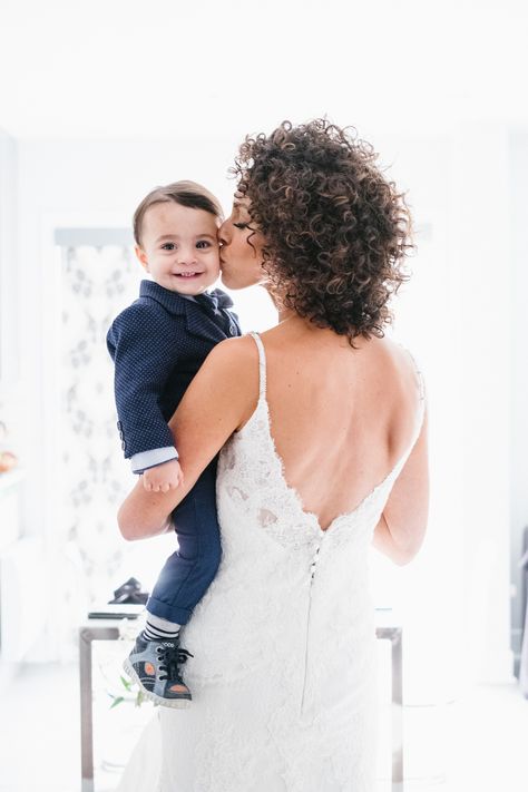 Bride And Nephew Wedding Photos, Bride Groom And Son Pictures, Bride And Son Photos, Bride And Ring Bearer Pictures, Must Have Wedding Pictures, Bride And Son, Wedding Ceremony Pictures, Outdoor Bride, Country Wedding Photos