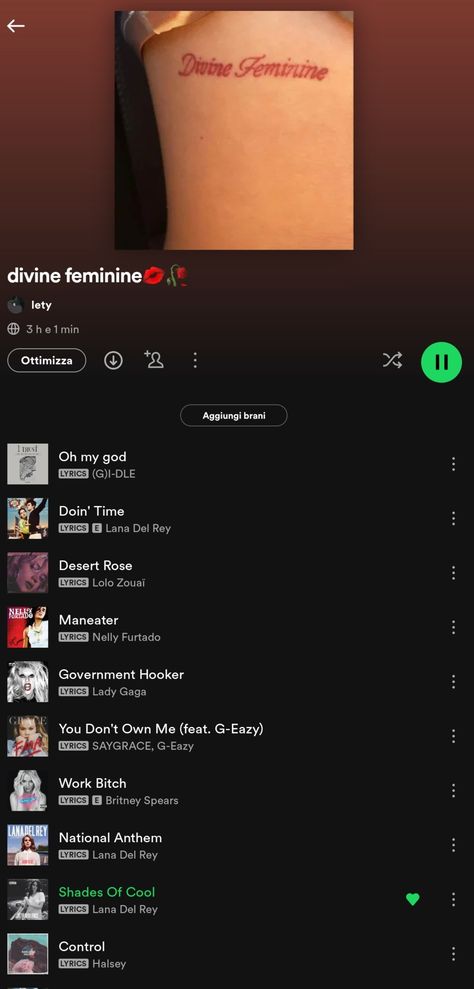 :) Divine Feminine Playlist, Feminine Playlist, Feminine Songs, Feminine Quotes, Nelly Furtado, G Eazy, Song Playlist, Halsey, Song Quotes