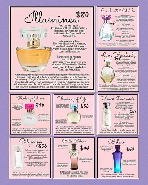 Mary Kay Printables Templates, Mk Perfume, Mary Kay Career Path, Best Mary Kay Products, Mary Kay Hostess, Feminine Scents, Mary Kay Printables, Mary Kay Opportunity, Mary Kay Office