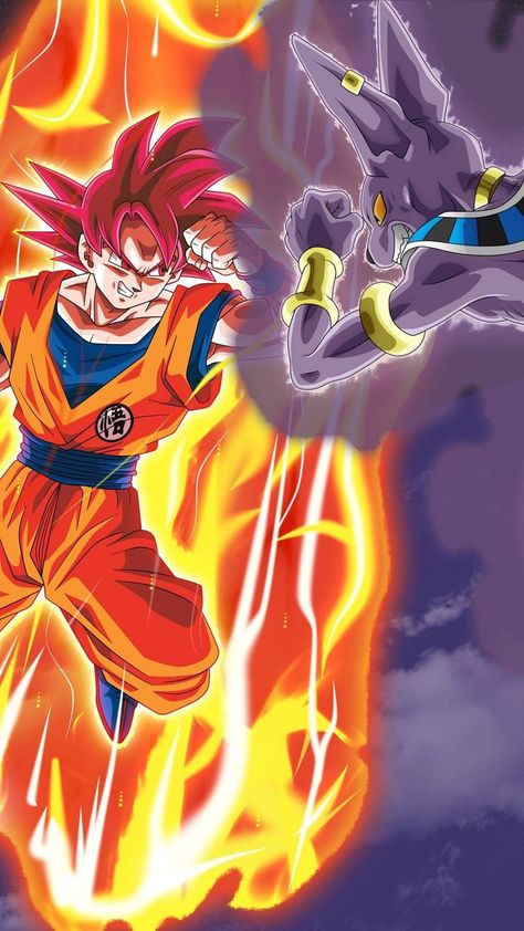 Goku Vs Beerus, Dragon Ballz Goku, Dragon Z, Super Goku, Dragon Ball Wallpaper Iphone, Dragon Ball Art Goku, Goku Vs, Dragon Ball Super Goku, Goku Super