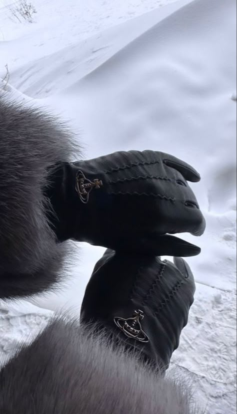 Gloves Aesthetic, Ski Aesthetic, Fur Gloves, Snow Trip, Ski Outfit, Super Rich Kids, Ski Season, Winter Inspo, St Moritz