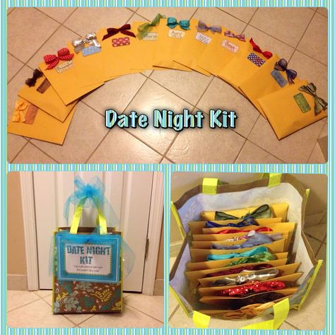 Date Night Kit, Date Night Basket, Games For Couples, Date Night Gifts, Couples Friends, Date Nights, Real Simple, Love And Marriage, Stocking Stuffer