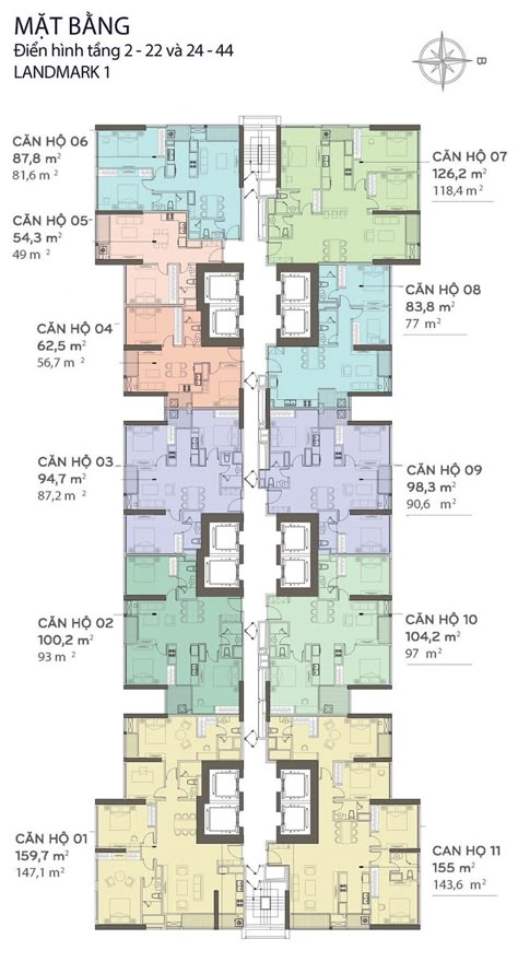 Condominium Floor Plan, Architecture Design House, Building Types, Apartment Plan, Apartment Plans, Architectural Drawing, House Architecture Design, Residential Building, Design House