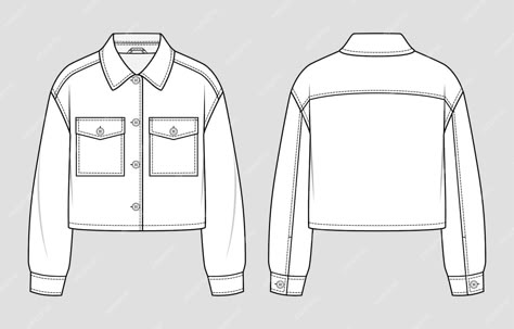 Hanger Illustration, Tech Pack Fashion, Clothing Vector, Technical Sketch, Jacket Drawing, Shirt Sketch, Graphic Jackets, Fashion Models Men, Clothing Pattern Design