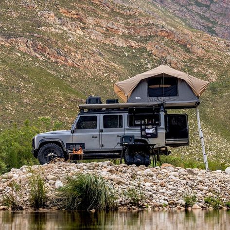 Defender Conversion, Overlander Vehicles, Expedition Car, Land Rover Camper, Land Rover Defender Camping, Jeep Camper, Adventure Vehicle, Romantic Camping, Defender Camper