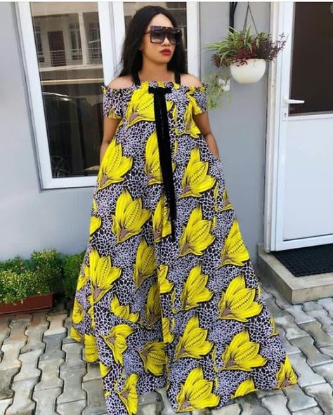 Ankara Long Gown Styles 2019, Latest Ankara Long Gown Styles, Mode Prints, Ankara Long Gown Styles, Holiday Maxi Dress, Long African Dresses, Ghanaian Fashion, African Dresses Modern, Ankara Gown Styles