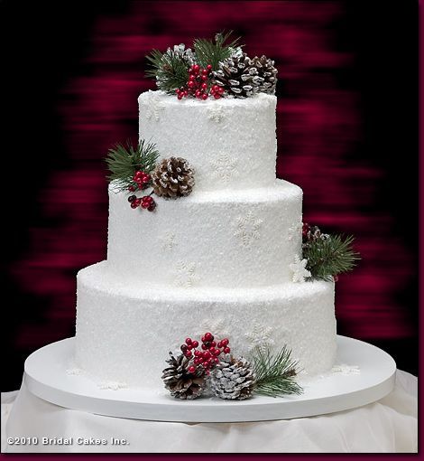 Winter Wonderland Wedding Decorations, Wonderland Wedding Decorations, Christmas Wedding Cake, Snow White Wedding, Christmas Wedding Cakes, Xmas Wedding, Rustic Winter Wedding, Winter Wedding Cake, Winter Cake