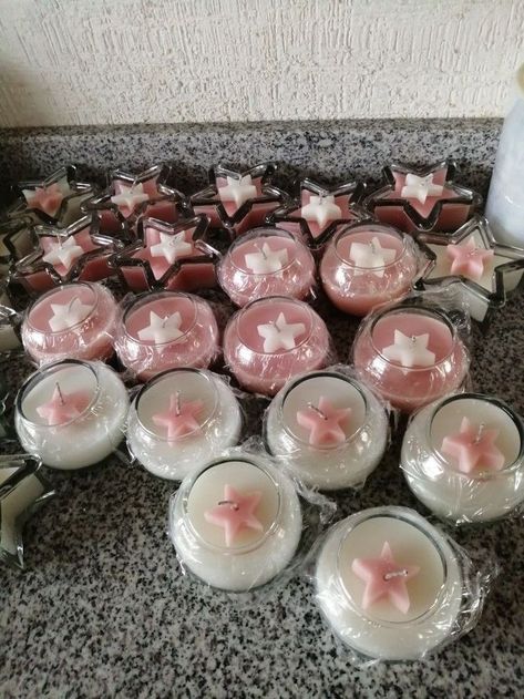 Quince Recuerdos Ideas, Star Candles, Debut Theme, Sweet 15 Party Ideas Quinceanera, Sweet 15 Party Ideas, Quinceanera Pink, Birthday Party Snacks, Sweet 16 Decorations, Birthday Souvenir