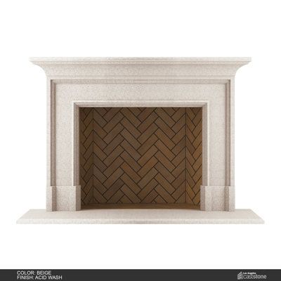 Contemporary style. Concise design. | Los Angeles Cast Stone Kilikia Fireplace Surround Brown 50.0 x 70.0 x 26.0 in | LACS1363_85770960 | Wayfair Canada Stone Fireplace Mantle, Cast Stone Fireplace Surround, Limestone Fireplace Surround, Cast Stone Fireplace, Fireplace Mantel Surrounds, Stone Mantel, Wooden Mantel, Mantel Surround, Wood Fireplace Mantel