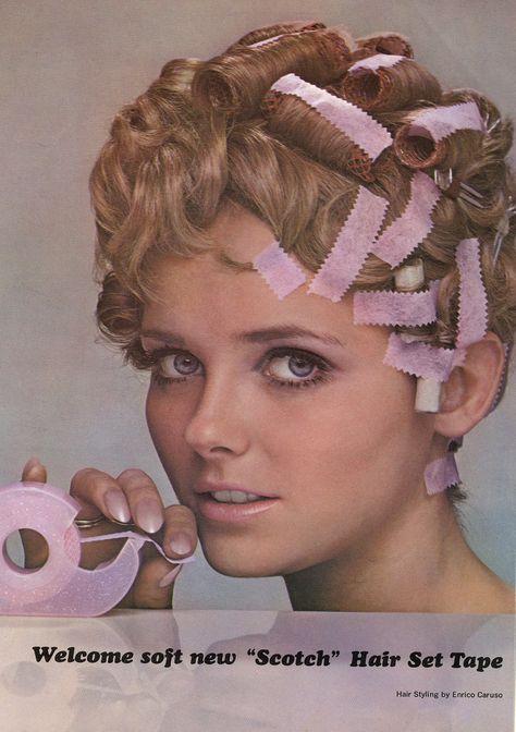 A product that was probably only available for a short time, but I remember my mom using it in the 60's. Scottish Hair, Cheryl Tiegs, Hair Tape, Hair Setting, Vintage Memory, Baby Boomer, Sweet Memories, Great Memories, Mode Vintage